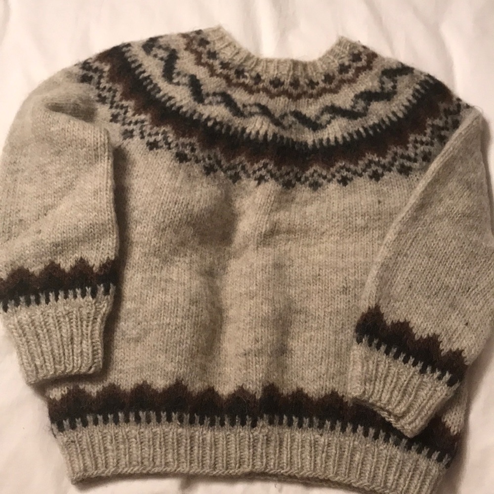 Lopi yarn sweater